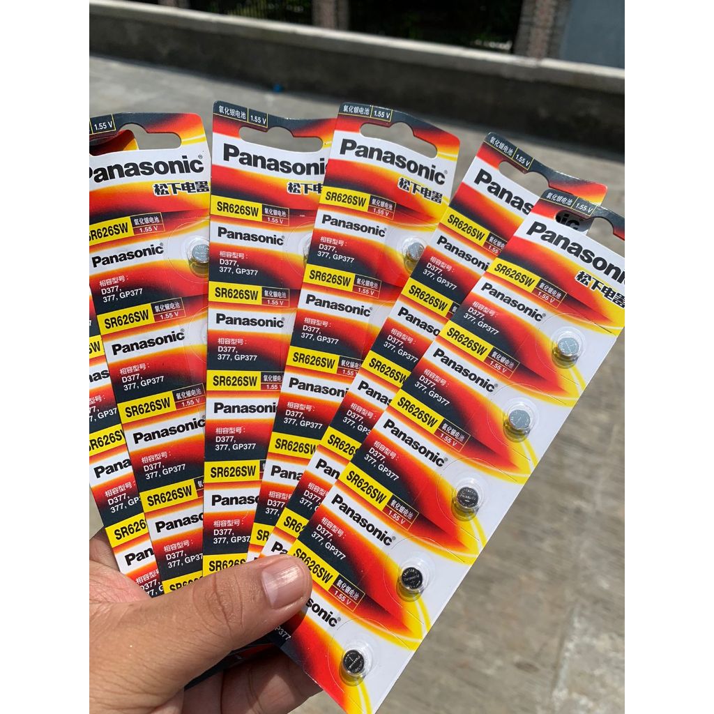 Baterai Batu Jam Tangan Panasonic 377 SR626SW 1.55V Original