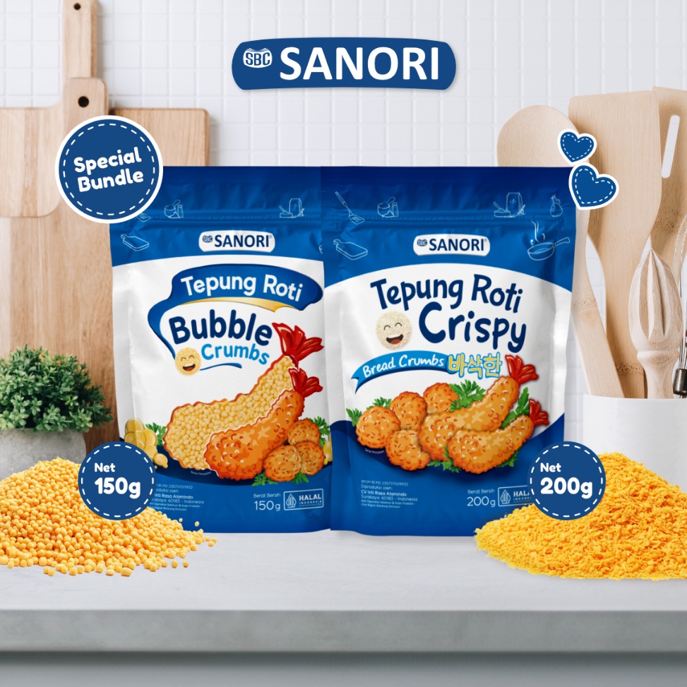 

[♝A40>] Special Bundle - Tepung Roti Crispy & Bubble Crumbs [82]