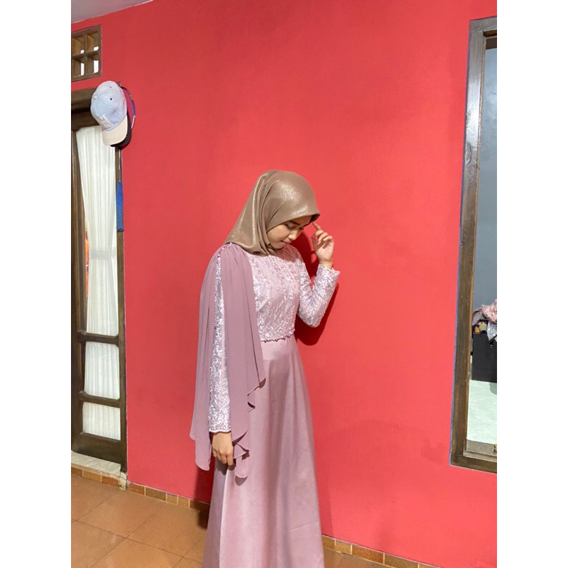 (preloved) gaun pesta hijab/dress bridesmaid
