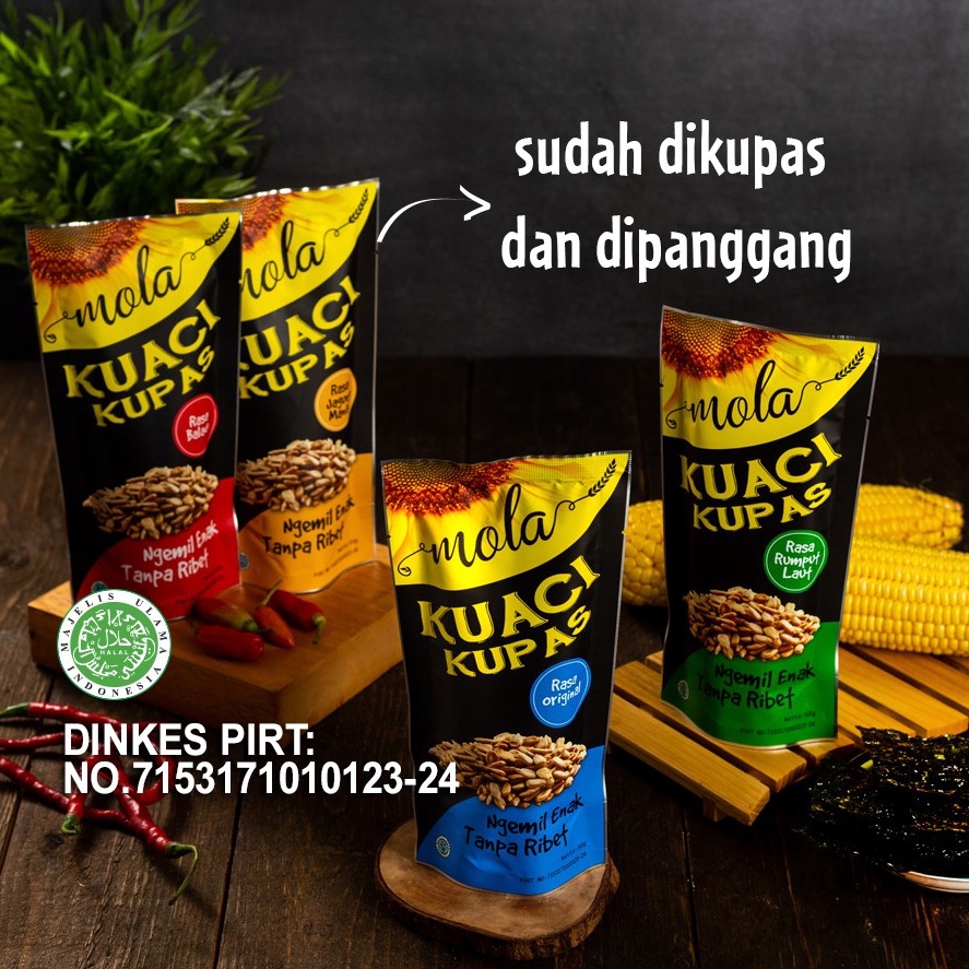 

[☞Q42/] Mola Kuaci Kupas Panggang / kuaci bunga matahari / Sunflower Seed Super Murah
