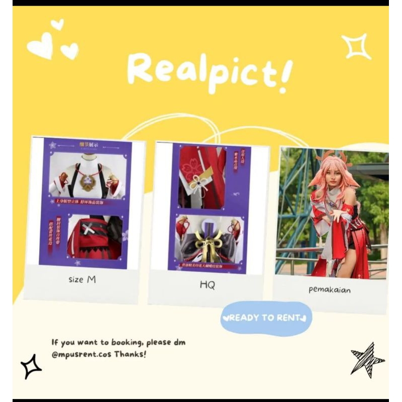 RENTAL/ SEWA YAE MIKO