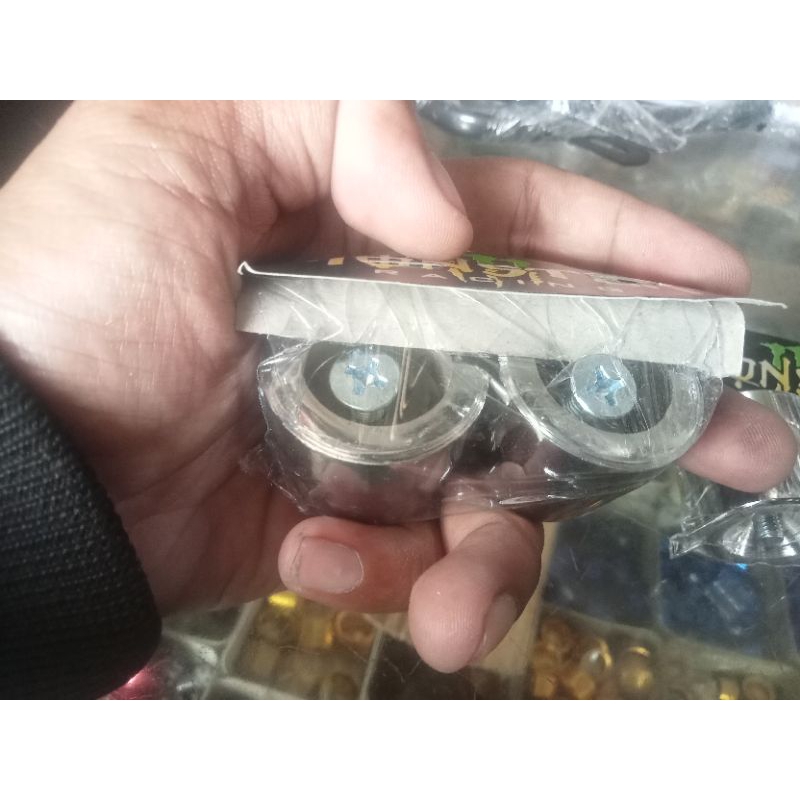 Jalu Stang Stir Model PCX Lubang/Bandul Stang Variasi Crom Universal