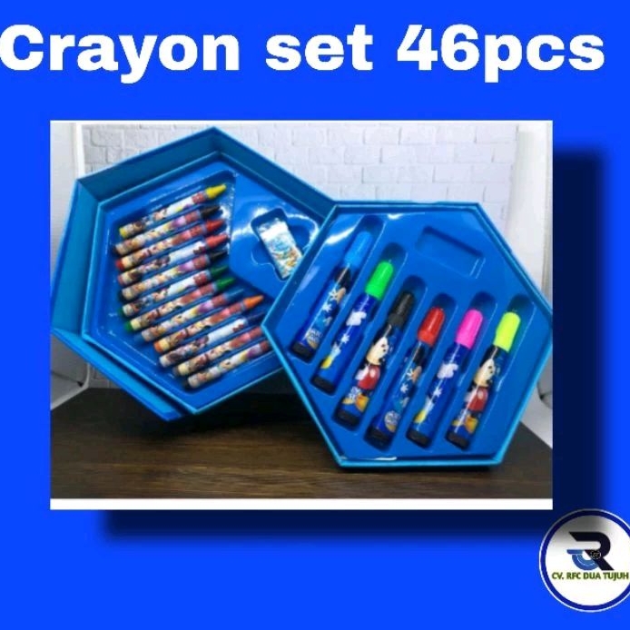 

Crayon set karakter 46 pcs