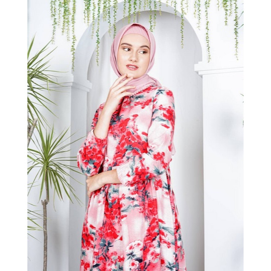 MATAHARI - NOVEL MICE DRESS GAMIS WITH TAG