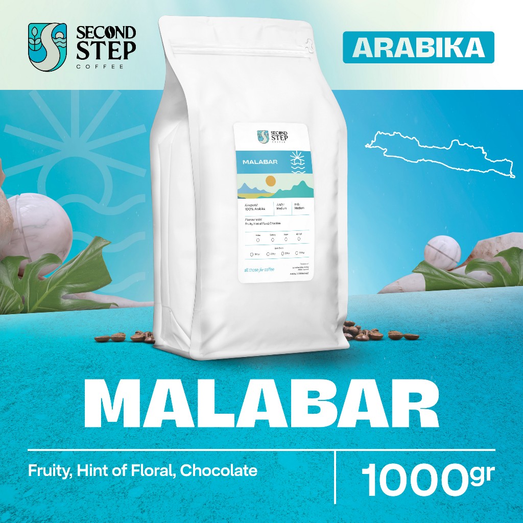 

Biji Kopi Bubuk Arabika Malabar Jawa Barat Arabica Coffee Beans 1Kg