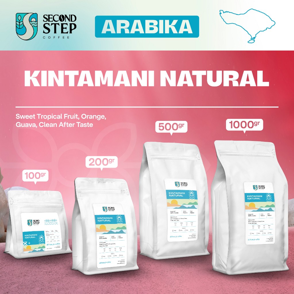

Kopi Arabika Bali Kintamani Natural Arabica Coffee Bean Biji Bubuk