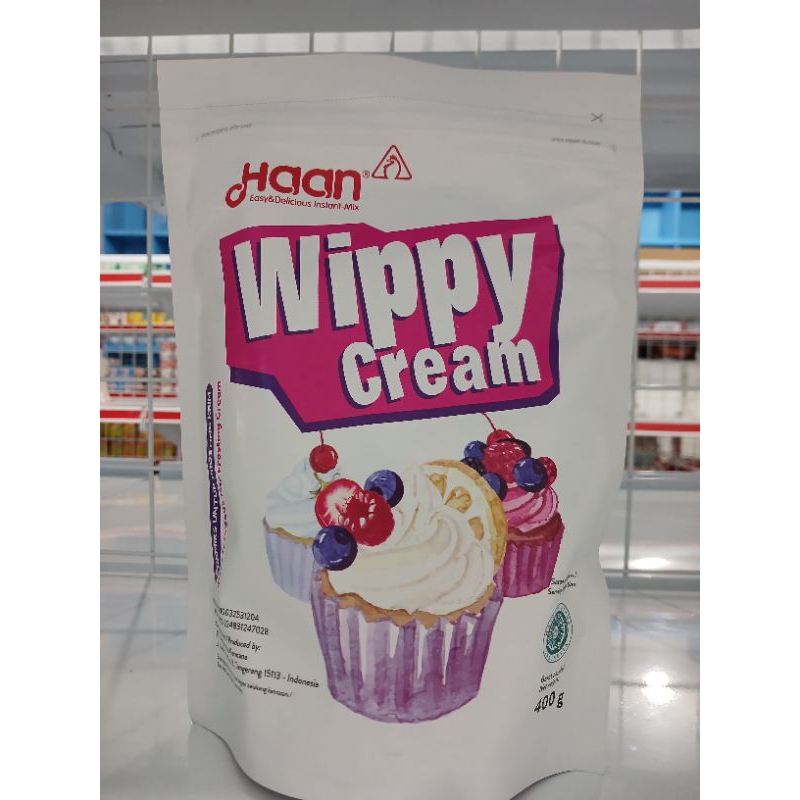

Haan Wippy Cream bubuk 200 gram dan 400 gram