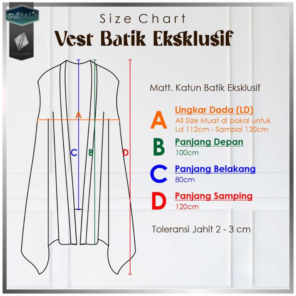 Berkualitas Vest Batik Eksklusif Ngarsopuro Atasan Outer Batik Wanita Modern Terbaru Ori Svj Murah