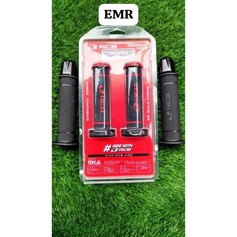 Paket hemat handgrip RCB HG 55 original asli plus jalu stang cnc bandul stang cnc grip RCB asli univ