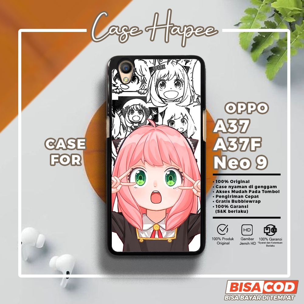 Case Oppo A37 A37F Casing Oppo A37 A37F [ANYA] Casehapee Case Glossy Case Aesthetic Custom Case Prem