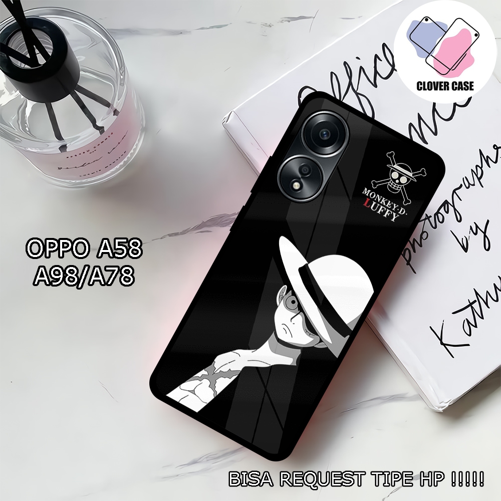 [WB14]  Case Glossy Case OPPO A58 4G | OPPO A58 5G | OPPO A78 4G  |  OPPO A98 5G | Casing Hp Kilau M