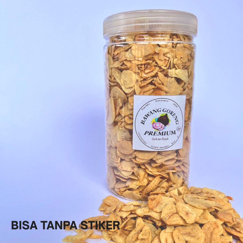 

BAWANG PUTIH GORENG / BAWANG GORENG 250 GRAM STANDING POUCH MURAH GURIH TANPA TEPUNG RENYAH HIGIENIS