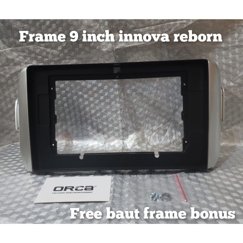 Frame head unit android 9 inch mobil innova reborn