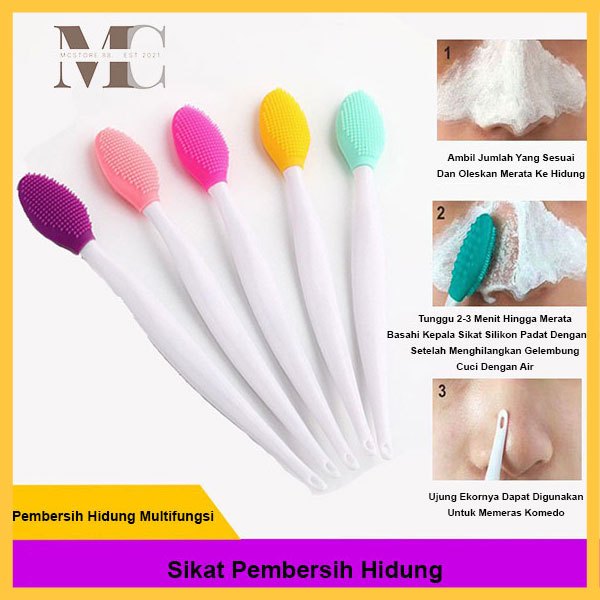 Multifungsi Brush Alat Pembersih Komedo / Pembersih Hidung / Sikat Pembersih Wajah