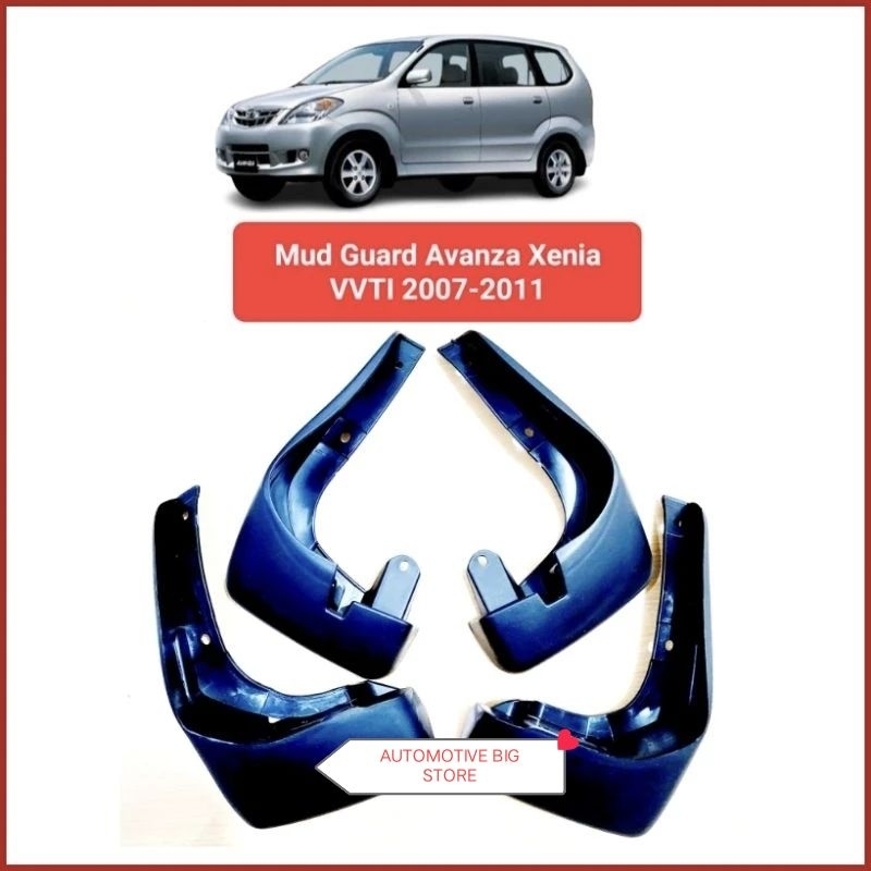 Mud guard / Mudguard / karpet lumpur Avanza Xenia New Vvti 2007 - 2011