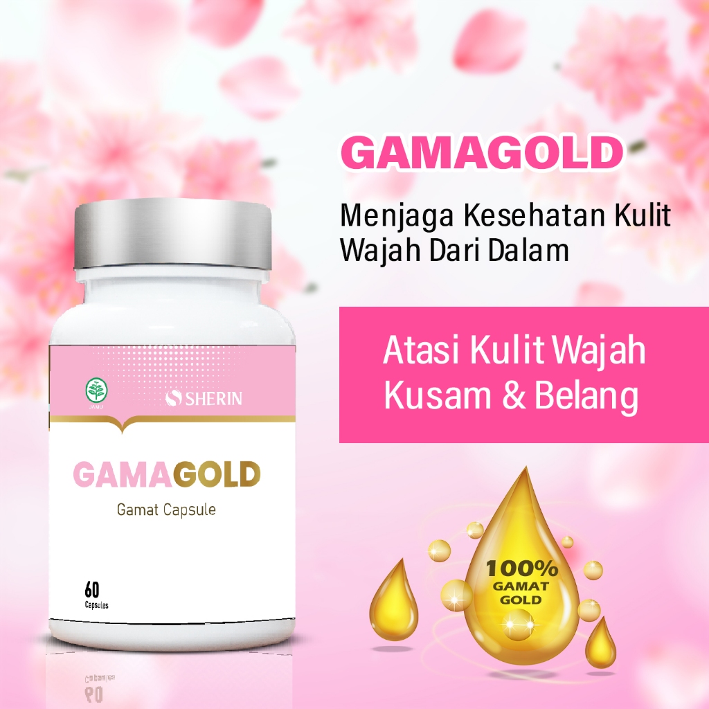 Gamagold - Solusi Untuk Mencerahkan Wajah (Glow) Serta Memudarkan Flek Hitam Original BPOM