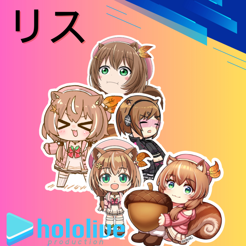 gantungan hololive ayunda risu