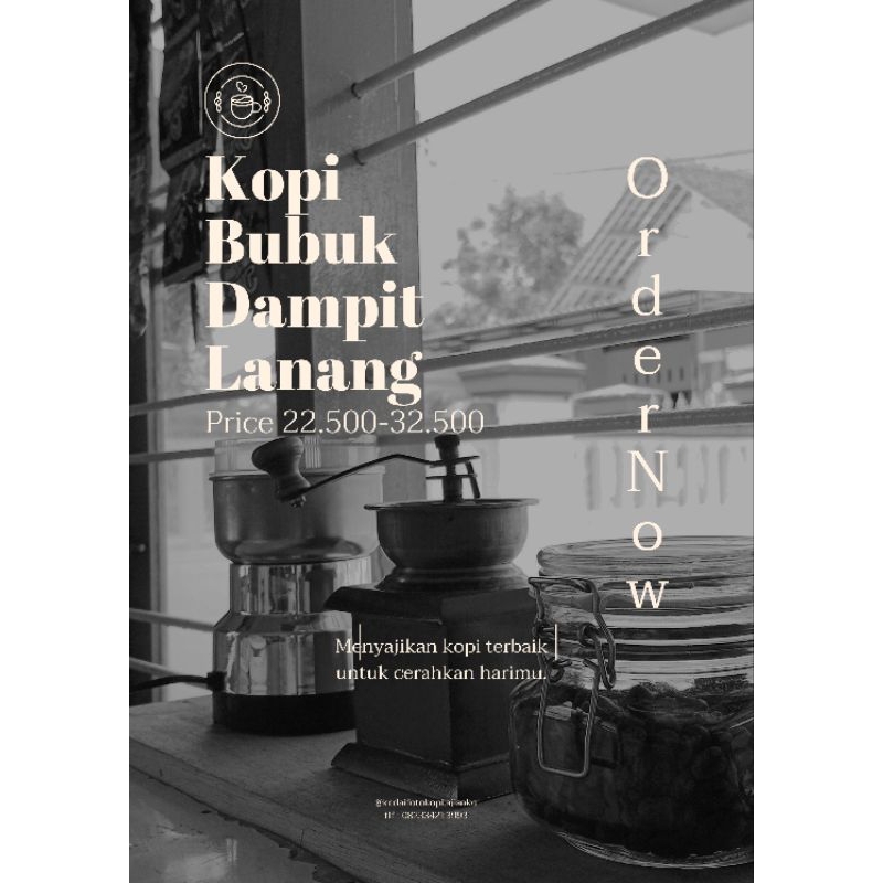 

Kopi Bubuk Dampit Lanang 200g