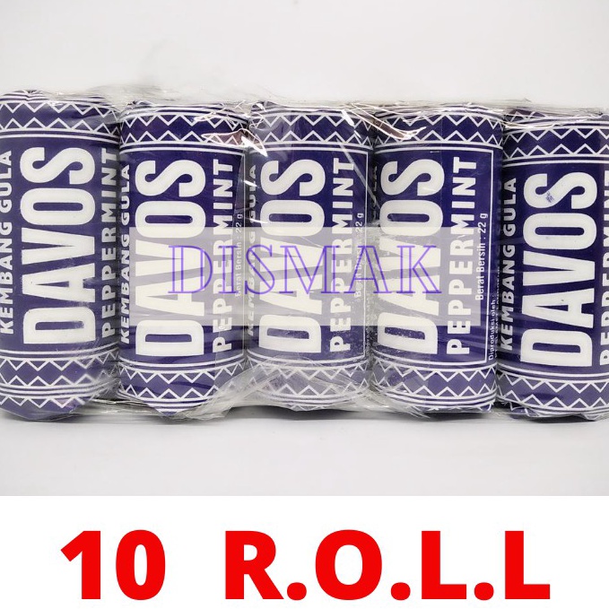 

[❄K95$] Permen Davos Roll 10 ROLL Langsung proses