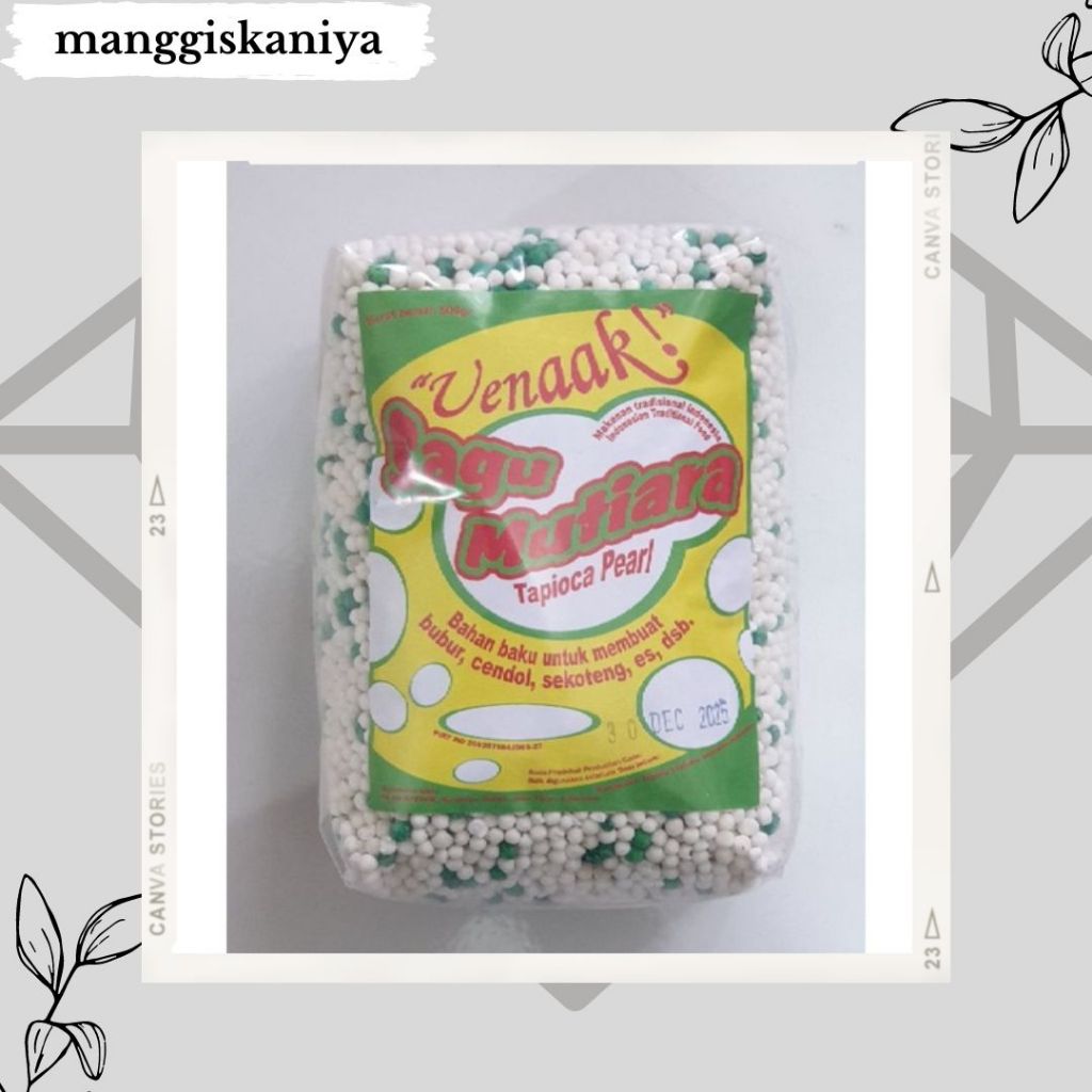 

Sagu Mutiara Warna Warni Hijau 500 gr Murah Bahan Bubur Kolak Sagu Mutiara Cap Kucing