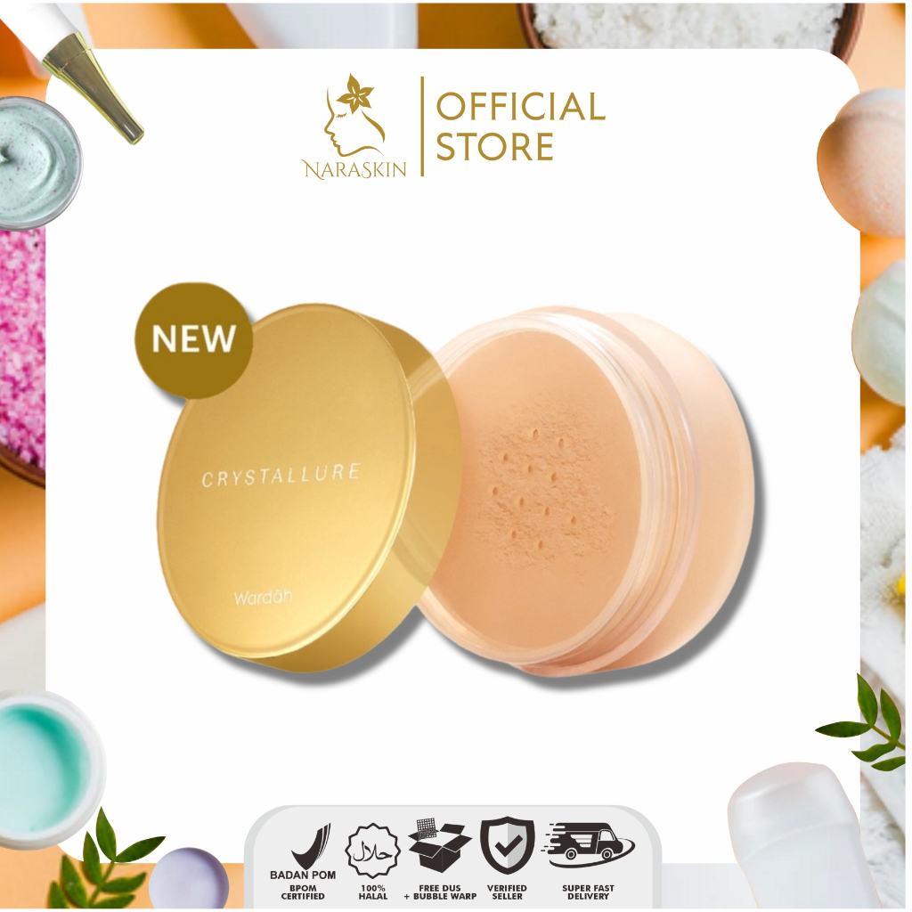 Wardah Crystallure Precious Glow Radiance Powder - Bedak Tabur 18 gr