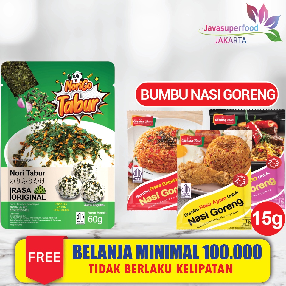 

[KODE LIIGT] Nori Tabur Rumput Laut Panggang 60g