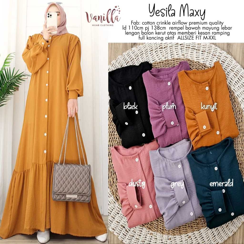 [VANILLA] YESILA MAXY WANITA