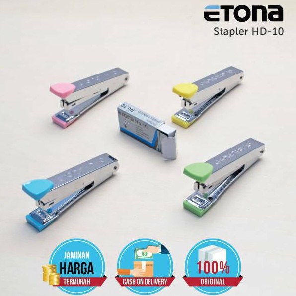 

Grosir Stapler HD 10 Etona/stapler ATK. Warna RANDOM