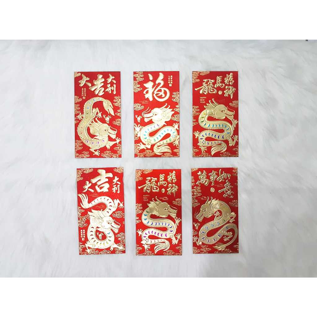 

Angpao Imlek Shio Naga Ukuran Besar Terbaru Bahan Glitter 3110