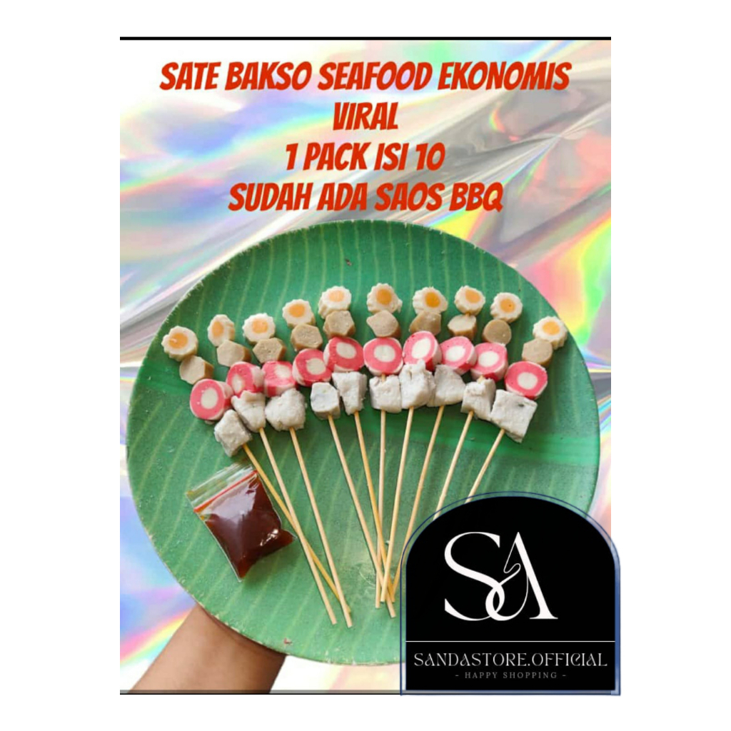

Sate Bakso Seafood Viral 1 Pack isi 10