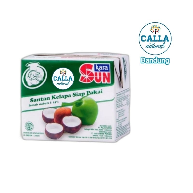 

Sun KARA santan kelapa cair 200 ml | coconut cream
