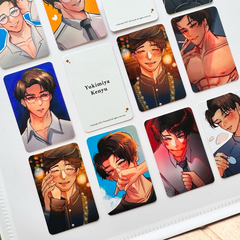 Photocard Yukimiya Kenyu || Photocard Kenyu Mas Jawa || Photocard Anime Ganteng || Photocard Blue Lo