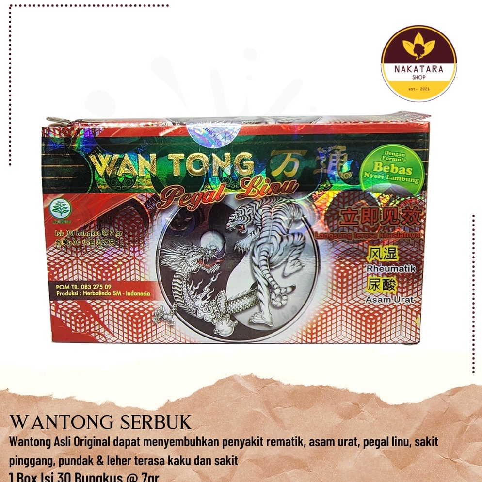 

R3adyst0ck Jamu WANTONG Serbuk isi 30 Sachet Product Termurah