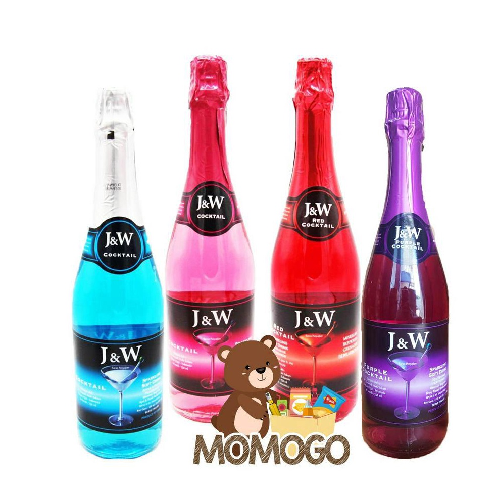 

➤ J&W Sparkling Cocktail 750ml RED/PINK/BLUE/PURPLE 6554