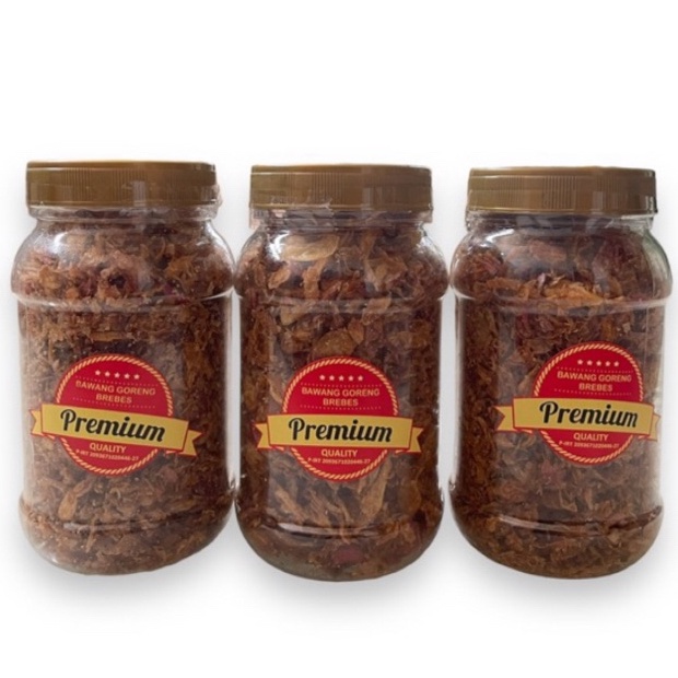 

[☽A53$] musdalifah bawang goreng - 3 toples Bawang goreng brebes Premium [52]