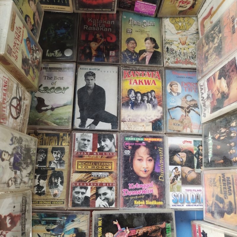 Kaset Pita Jadul Original Aksesoris Radio Tempoe Dulu Untuk Hiasan Dekorasi Rumah Pajangan Murah Ter