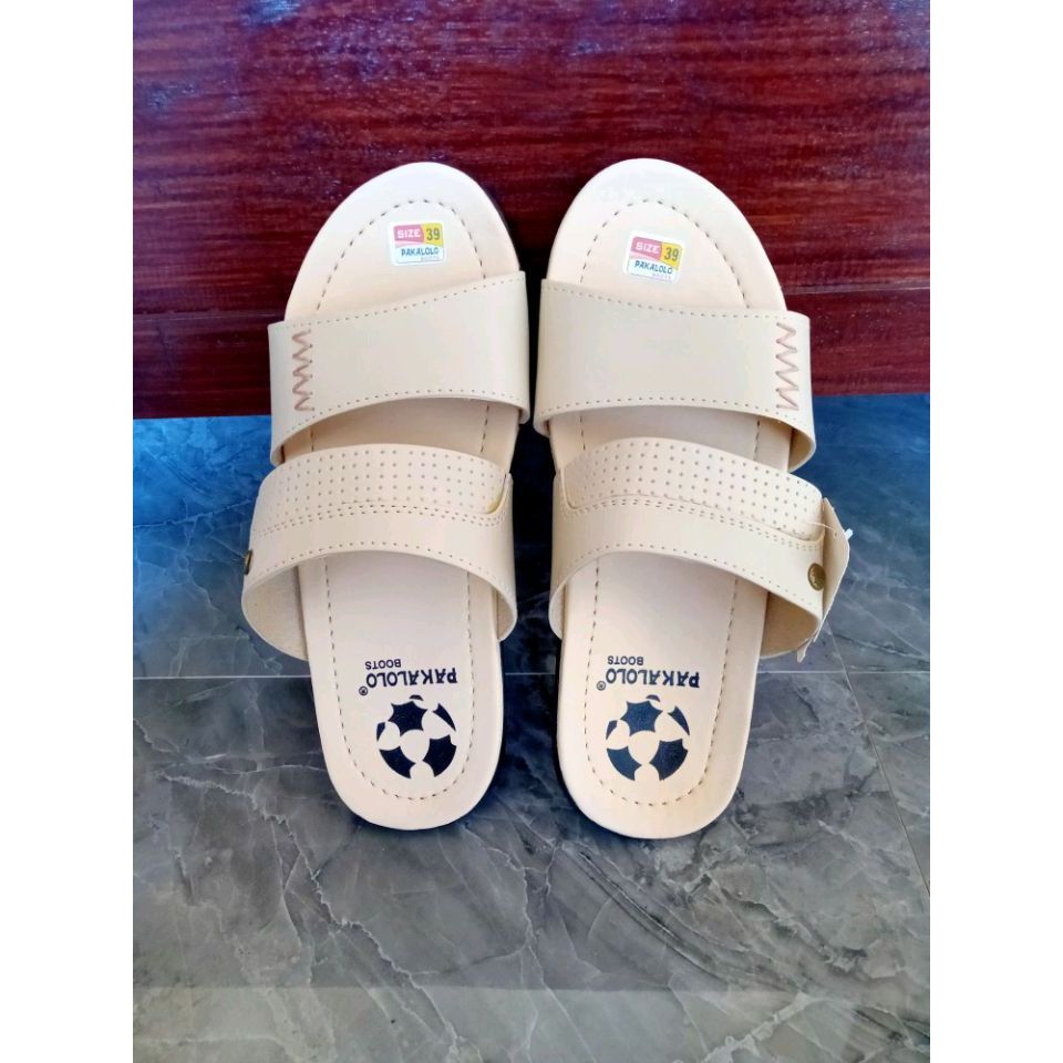 SANDAL SLOP PRIA CREAM PAKALOLO SANDAL PAKALOLO PRIA CASUAL
