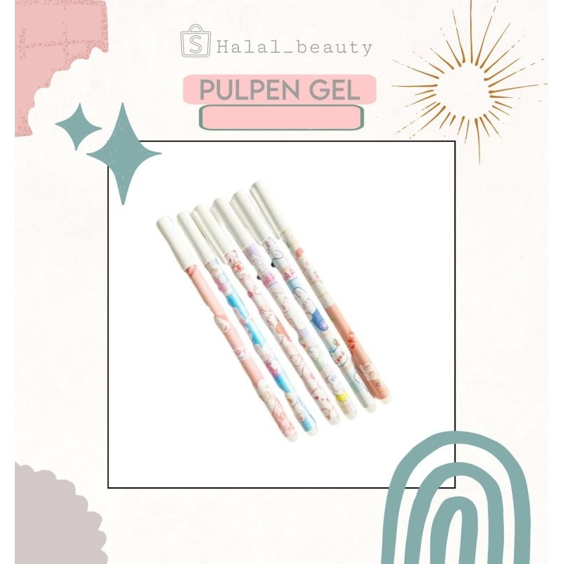

Pulpen Gel Erasable Pen Ajaib Bisa Dihapus / Bolpoint Pena Gel Lucu Karakter