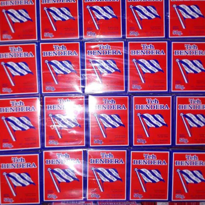 

[GM7] Teh Bendera Bubuk 50gr per pak isi 10pcs 35