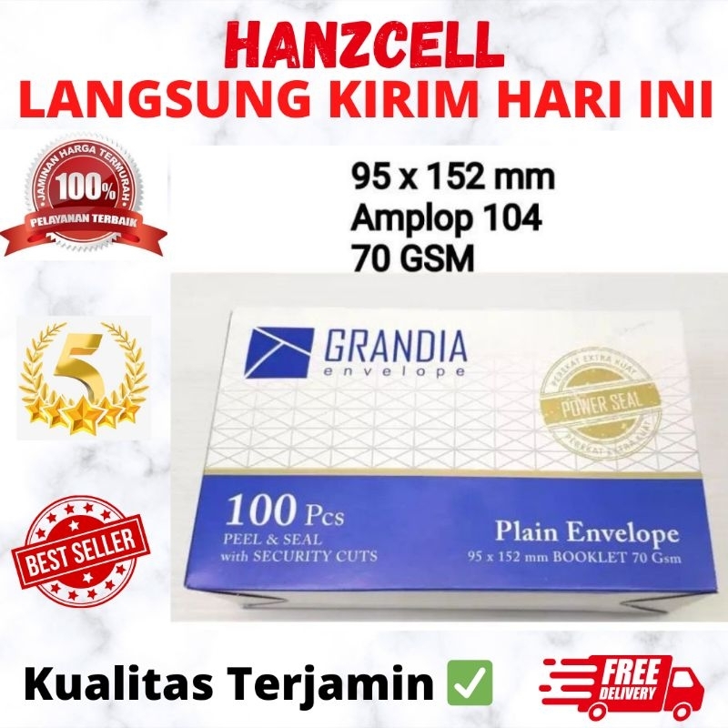 

amplop isi 100pc grandia putih bukan paper line isi 100 lembar 1pack amplop