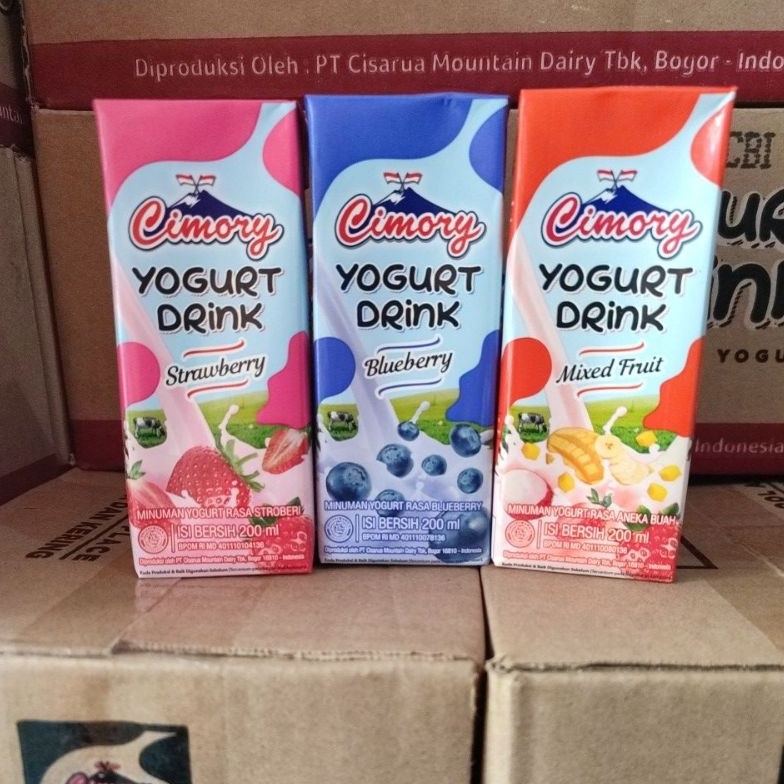 

[PRODUK ZM6SQ95] 1 DUS CIMORY YOGURT DRINK 200ML 1 KARDUS ISI24 SAMEDAY INSTANT 46
