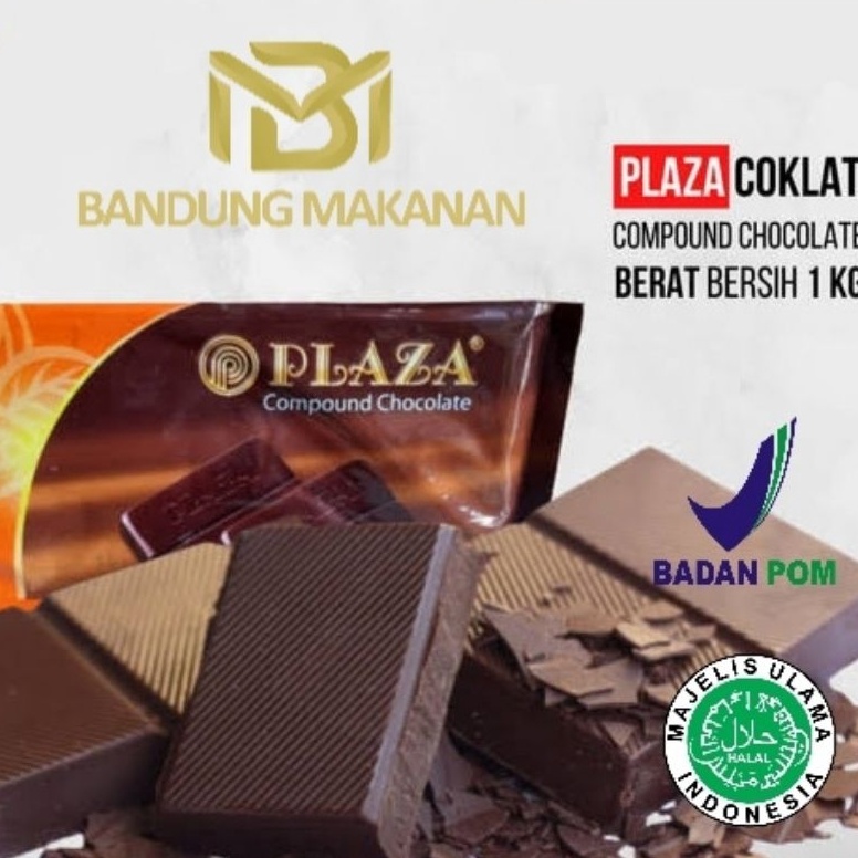 

[☟N84/] PLAZA DUNIA COKLAT BATANG DARK COMPOUND Es Kul Kul - 1KG Only today