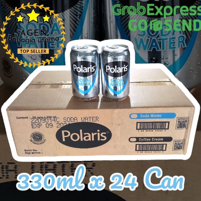 

[❁T38@] POLARIS SODA WATER 330ML Hari ini