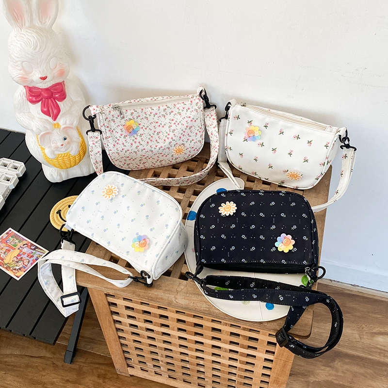 Mismi Bethany Bag Tas Selempang Wanita Flower Korean Style Sling Bag Perempuan Trendy - 38B