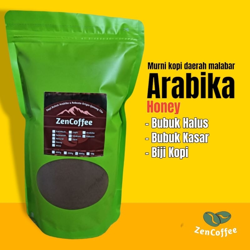 

KOPI Bubuk Murni Arabika Honey 250g Rasa NIKMAT BEUHHH