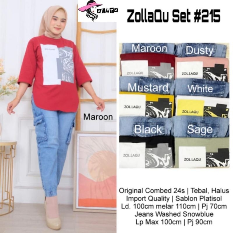 NEW ARRIVAL | ZOLAQU SET  #215 BY ALETA