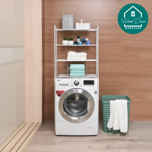 Informa Rak Mesin Cuci 3 Tingkat - Rak Susun Besi Serbaguna Mesin Cuci