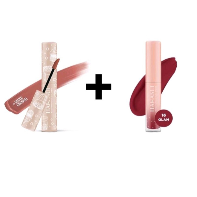 Paket Lip Cream Hanasui mattedorable best ombre