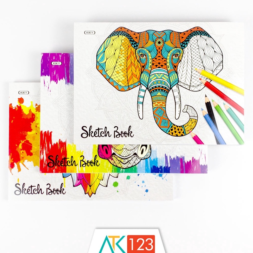 

R33ady Buku Gambar / Sketsa / Sketch Book Kiky A4 50 Lembar [38]
