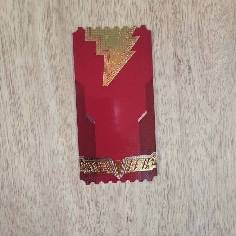 collectible ticket (korea) megabox shazam // dc comics dcu dceu the batman black adam blue beetle su